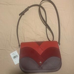 kate spade scalloped red cross body